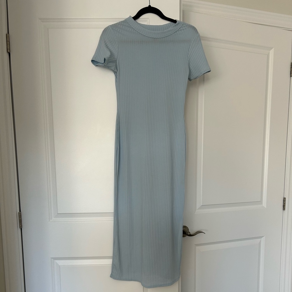 PLT ribbed dress